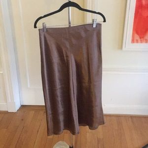 Vince copper skirt